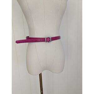 NWT Ralph Lauren Skinny Pink Leather Belt - Small